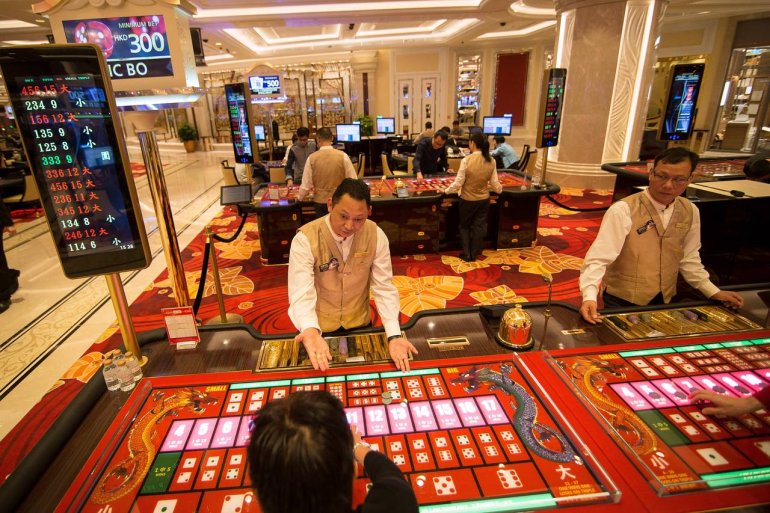 mesa para Sik Bo en el casino de Macao