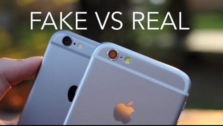 iPhones falsos y reales