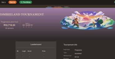 The "Zombieland Tournament" slot tournament: Torneo Zombieland